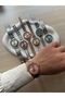 Öztel Vintage Minimalist Large Dial Cord Vintage Women's Wristwatch - 5