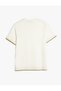 Beige Short Sleeve T-Shirt - 2