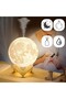 3 Color Moon Light Night Light and Air Room Humidifier Steam Machine Device with 880 ml Water Tank - 2