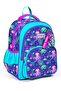 Kids Lavender Turquoise Sea Themed Three Compartment School Backpack 14422