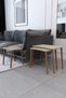 Zigon Coffee Table & Side Table 3-Piece Living Room Set with Wooden Legs Coffee Table - Sonomo - 3