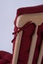 Selen Luxury Chair Cushion, Bench, Swing Rocking Chair Cushion 120X50Cm Burgundy (Cushion Only) - 3