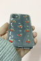 iPhone 11 Compatible Cherry Pattern Transparent Cover Glitter Anti-Shock Phone Case - 3