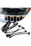 4PCS Front Grille LED Light For Jeep For Grand For Cherokee 2003-2021 Amber LED Running Lights Ra... - 8