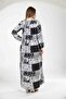 Women's Long Sleeve Plus Size Summer Woven Dress - 7