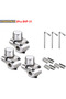 3Sets BPV-31 Bullet Piercing Valve Line Tap Faucet Valve Kit 1.5"x2.5"x3.5" For HVAC AP4502525 BP...