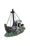 Aquarium Sunken Ship Decoration Resin Fishtank Ornaments Hideout for Hermit 12.5*6*10cm Mini Retr... - 7