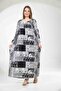 Women's Long Sleeve Plus Size Summer Woven Dress - 3