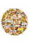 50pcs-Random 50pcs Kawaii Rilakkuma Bear Cute Cartoon Stickers For Guitar DIY TOY Bicycle Skateboard - 3