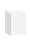 WHITE 4pcs Stretched Canvas, 8 x 10 Inches ( 20 x 25 cm) Square Blank Canvases, 100% Cotton Canvases - 7