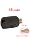 jingyuqin 10pcs KEYDIY Universal Transponder Car Key Shell Case KD/VVDI Blades Head with Chip Hol... - 6
