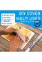 1 Pack Clear Contact Paper Roll for Books, 17.5 in x 5 ft Clear Self Adhesive Book Cover Paper Prote - 6
