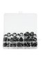 100pcs 6-17mm 100Pcs/Set 6-17/6-22mm Black Q673B Vacuum Spring Fuel Oil Water Hose Clip Pipe Tube fo - 8