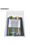 30PCS 40 Pin Breakable Pin Header 2.54mm Single Row Male Header Connector Kit PCB Pin Strip For A... - 4