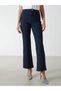 Lcwaikiki Classic Navy Blue Skinny Fit Women's Trousers - 2