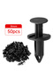 8mm Car Retainer Clips Plastic Fasteners Kit Auto Trim Panel Clip Black Car Body Bumper Rivet Set... - 8