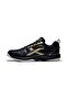 Raze Non-marking Badminton Shoes For Men | Black/gold, Uk 12/us 13/eu 46 | Polyester, Rubber