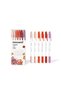 Live Color Water-Based Double-Ended Marker Pen Set Dusty Flora 6 Colors