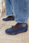 Garcia Women's Dark Blue Suede Sneakers - 8