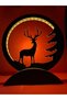 Decorative Deer Silhouette Lamp, Night Light, Decorative Object, Table Lamp