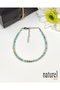 Amazonite 3mm Faceted Natural Stone Bracelet - 5