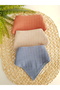 3-Piece 100% Organic Cotton Muslin Baby Scarf - Double Layer, Drool Bib and Baby Bib - 2