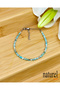 Amazonite 3mm Faceted Natural Stone Bracelet - 2