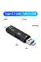 5 in 1 Memory Card Reader USB 3.0 Sdxc Micro Sd Tf Black White Multi-Reader - 3