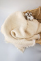 7-layer fiber filled 100% cotton thick muslin baby blanket - ecru color 120x120 cm - 4