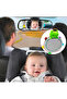 Baby Car Mirror with Toy, Back Seat and Car Interior Safety Mirror - 4