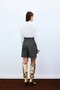Button Detail Tweed Shorts - Brown - 7