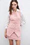 Buttoned Tweed Vest - Powder - 5
