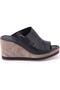 2015725 Y Women's Leather Heeled Slippers