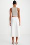 Tızıana Women's Organic Cotton Corded Stretchy Fabric Crop Stone Color Blouse - 6