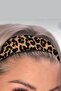 Leopard Pattern Multi-Purpose Combed Cotton Sports Headband Hair Headband Yoga Sweatband Unisex - 4
