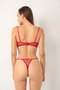 Kırmızı Bralet Set - 4