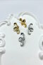 Women's Earrings 3 cm Half Flower Model Earrings - 2