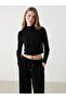 Nevavm with a Difference Stand Collar Straight Long Sleeve Women's Crop