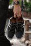 Men's Black Casual Flexible Comfortable Easy Wear Stitched Light Sole Walking Guaranteed Sneakers - 5