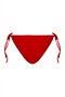 Beria Women's Cross-Tie Detailed Triangle String Red Bikini Set - 6
