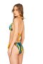 Women's Half- Padded Patterned Triangle Bikini Set - 2