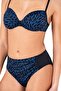 Women's Leopard Pattern Padded Bikini Set - 2