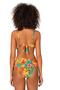 Women's Plus Size Supported Gather Detailed Floral Patterned Bikini Set - 2