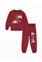 Lcw Kids Crew Neck Printed Boys Tracksuit Set