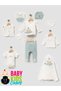 Boxed - Men's Newborn Clothing 10-Piece Hospital Discharge Sets Cute Dog Embroidery 100% Cotton - 3