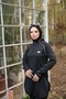 Women's Diving Fabric Half Placket Zippered Jogger Tracksuit Sports Set - 6
