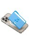 حافظة محفظة مغناطيسية مع 3 بطاقات MagSafe لهاتف iPhone Pop Sky Blue Music AFA07498 - 6