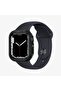 Apple Watch 45/44mm Seri 9/8/SE2/7/6/SE/5/4 Uyumlu Kılıf Rugged Armor Matte Black - 062CS24469 - 2