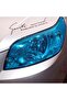 1 Meter Blue Transparent Headlamp Film - 30 Cm - 4