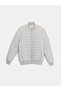 Nevavm Slim Fit Stand Collar Men's Coat with Difference - 6